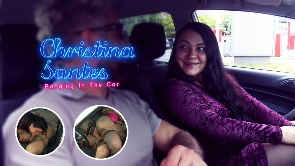 Hairy Christina Santes Banging In The Car