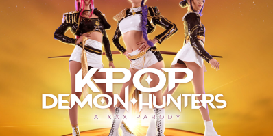 8K VR: 3 K-Pop Sluts Share Pussy & Demon Cock