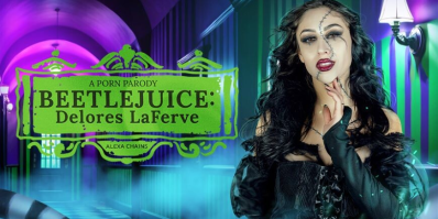 Beetlejuice VR Porn Parody: Delores Sucks Souls in 8K Immersion