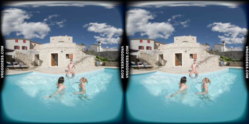 Kristina Emmux & Rebeka Ruby Poolside Seduction - Image 7